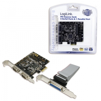 Adaptor PCI-E - Serial + Paralel LogiLink PC0033