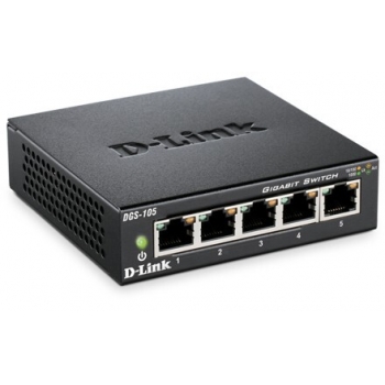 Switch D-Link DGS-105 5xRJ-45 10/100/1000Mbps