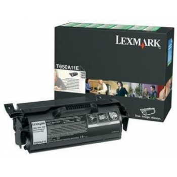 Cartus Toner Lexmark T650A11E Black Return Program 7000 pagini for T650, T652, T654