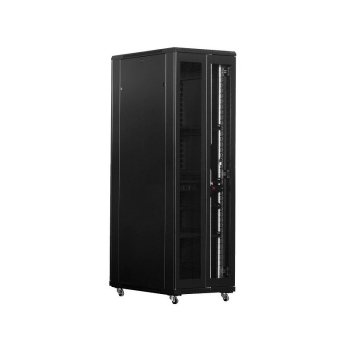 Rack Cabinet metalic de podea 19'', tip rack stand alone, 42U 800x1000 mm, Negru Eco Xcab A3 MD A38042-MD.9004