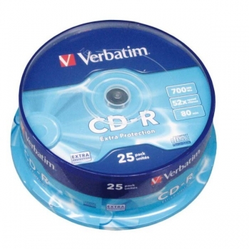 CD-R Verbatim 700MB 52X 25 bucati EXPROT 43432