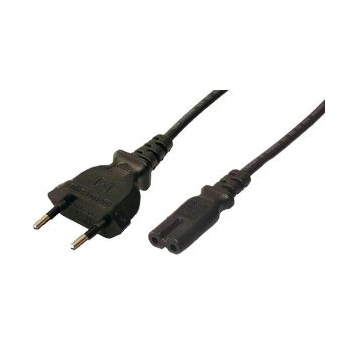 Power Cord, Euro - Euro8, black, 1,80m