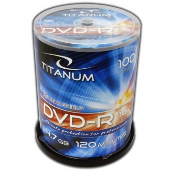 DVD-R TITANUM [ Cake Box 100 | 4,7GB | 16x ] 1310 - 5905784766683