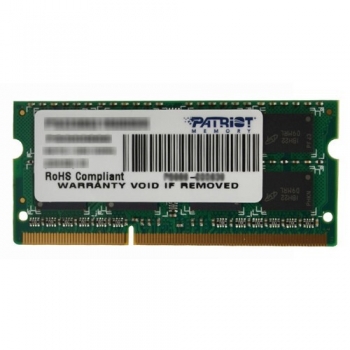 Memorie RAM Laptop SO-DIMM Patriot Signature 2GB DDR3 1333Mhz NON-ECC CL9 PSD32G13332S