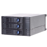 Storage kit, transforma 2x5,25" bay in 3x3,5"hot swap HDD bay SAS/SATAII 6Gb/s. Power on/off. Overheat/Fan failure and HDD failure, Alarm Mute.