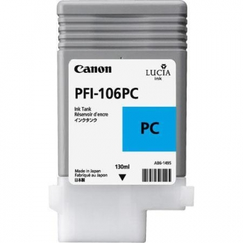 Pigment Ink Tank Canon PFI-106PC Photo Cyan 130ml for iPF6400, iPF6450 CF6625B001AA