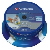 VERBATIM BD-R SL 256GB 6X INK 25PK SP