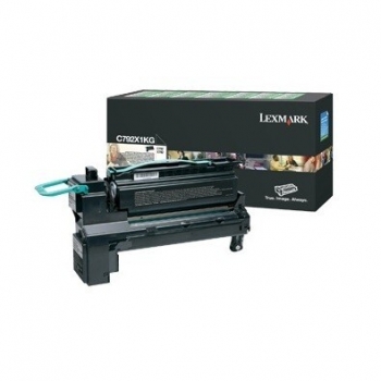 Cartus Toner Lexmark C792X1KG Black Extra High Yield Return Program 20000 pagini for C792DE, C792DHE, C792DTE, C792E