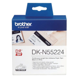 Banda Continua Hartie Brother DKN55224 Dimensiune 62mm x 30.48m black on white