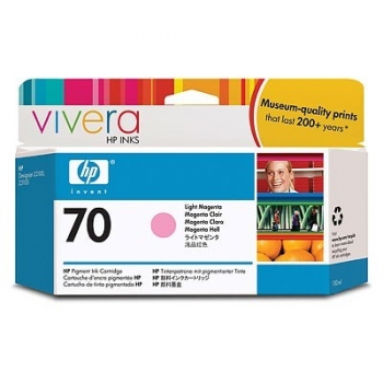 Cartus Cerneala HP Nr. 70 Light Magenta Vivera Ink 130 ml for Designjet Z2100 24', Designjet Z2100 44' Q6677A, Designjet Z2100 44' Q6677C, Designjet Z3200 24' C9455A