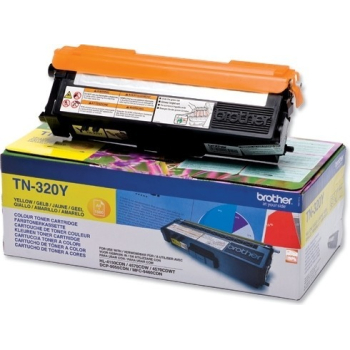 Cartus Toner Brother TN320Y Yellow 1500 Pagini for DCP-9055CDN, HL-4140CDN, HL-4150CDN, MFC-9460CDN