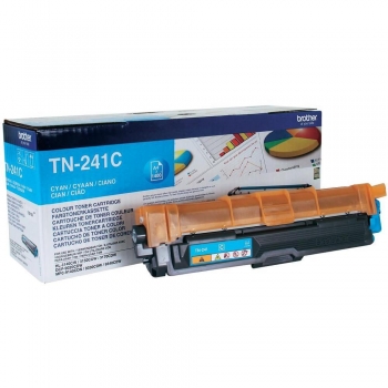 Cartus Toner Brother TN-241C Cyan 1400 Pagini for HL-3040CN, HL-3140CW, DCP-9010CN, MFC-9120CN, MFC-9320CW