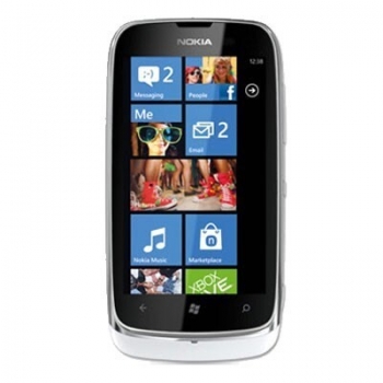 Telefon Mobil Nokia Lumia 610 White 3G 3.7" 480 x 800 TFT Cortex A5 800Mhz memorie interna 8GB Windows Phone 7.5 Mango NOK610WHT