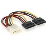 Cablu Alimentare Adaptor Gembird CC-SATA-PSY Molex la 2xSATA 15cm