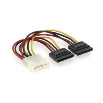 Cablu Alimentare Adaptor Gembird CC-SATA-PSY Molex la 2xSATA 15cm