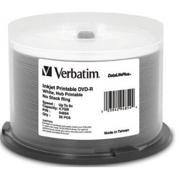 DVD-R Verbatim 4.7GB 16X printabil 50 bucati 43755