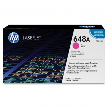 Cartus Toner HP Nr. 648A Magenta 11000 Pagini for Color LaserJet CP4025DN, CP4025N, CP4525DN, CP4525N, CP4525XH CE263A