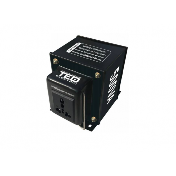 Transformator convertor 230-220V la 110-115V 500VA reversibil TED Electric ted110rev-500va