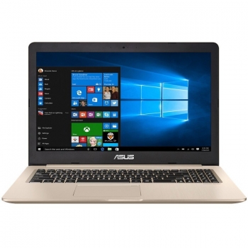 Laptop Asus N580VD-DM153 Intel Core i7-7700HQ up to 3.8GHz 8GB DDR4 HD 1TB nVidia GTX1050 4GB GDDR5 15.6" Full HD Gold