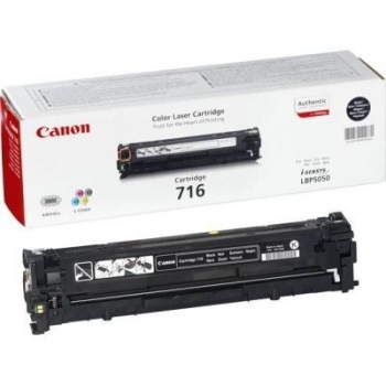 Cartus Toner Canon CRG-716BK Black 2300 Pagini for LBP 5050, LBP 5050N, MF 8030CN, MF 8050CN CR1980B002AA