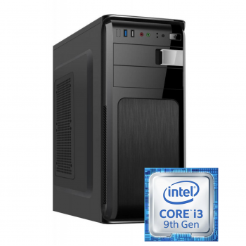 Sistem PC Bocris Intel Core i3 9100F Coffee Lake 3.6GHz RAM 4GB DDR4 SSD 480GB nVidia GeForce GT 710