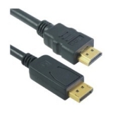 DisplayPort - HDMI Cable, St/St, 2.0m, G