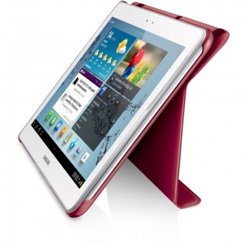 Husa tableta Samsung EFC-1H8SRECSTD pentru P5100 Galaxy Tab2 si P5110 Galaxy Tab2 din piele cu functie de stand Red