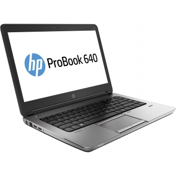 Laptop HP ProBook 640 G1 Intel Core i5 Haswell 4210M up to 3.2GHz 4GB DDR3L HDD 500GB Intel HD Graphics 4600 14" HD+ Windows 8.1 Pro F1Q66EA