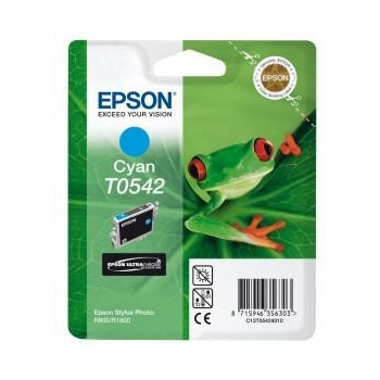 Cartus Cerneala Epson T0542 Cyan 13ml for Epson Stylus Photo R1800, Stylus Photo R800 C13T05424010