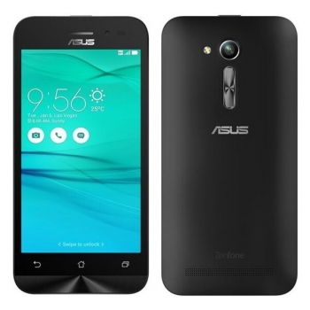 Telefon Mobil Asus Zenfone Go ZB452KG Black Dual SIM 4.5" 480 x 854 Cortex A7 Quad Core 1.2GHz memorie interna 8GB Camera Foto 5Mpx Android v5.1 ZB452KG-1A004WW