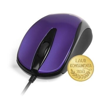 Mouse Media-Tech Plano Optic 3 butoane 800cpi USB black-purple MT1091V