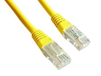 Gembird patchcord RJ45, cat.5e, UTP, 5m, yellow