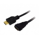 LOGILINK - Cablu HDMI- HDMI,1.4,tata/mama, aurit, lung de 2 m