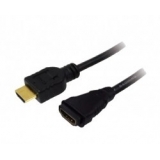 LOGILINK - Cablu HDMI- HDMI,1.4,tata/mama, aurit, lung de 2 m