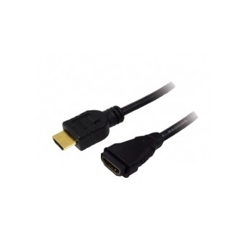 LOGILINK - Cablu HDMI- HDMI,1.4,tata/mama, aurit, lung de 2 m