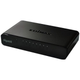 Edimax 8x 10/100/1000Mbps Switch, opt. power supply via USB cable (incl.)