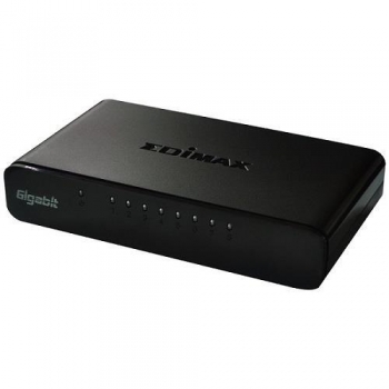 Edimax 8x 10/100/1000Mbps Switch, opt. power supply via USB cable (incl.)