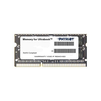 Memorie RAM Laptop SO-DIMM Patriot 4GB DDR3 1600MHz CL11 PSD34G1600L81S