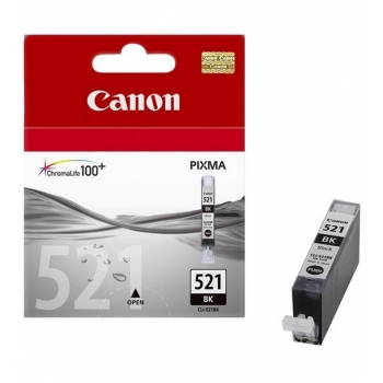 Cerneala Canon CLI521BK neagra | iP3600/iP4600/MP540/MP620/MP630/MP980