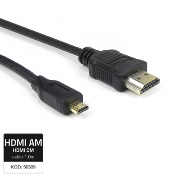 Qoltec Cabel HDMI Male/ Micro HDMI Male