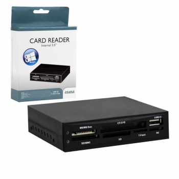Cititor carduri flash 4World 24in1 intern 3.5'', negru
