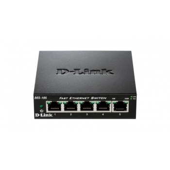 D-Link Switch Desktop 5 porturi 10/100 carcasa metalica