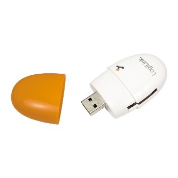 Cititor carduri memorie LOGILINK - USB 2.0, stick, portocaliu