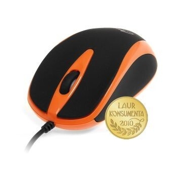 Mouse Media-Tech Plano Optic 3 butoane 800cpi USB black-orange MT1091O