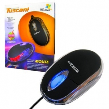 Mouse 4World Tuscani optic 800dpi USB black 04211