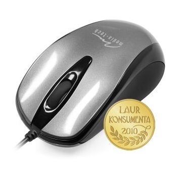 Mouse Media-Tech Plano Optic 3 butoane 800cpi USB black-silver MT1091S