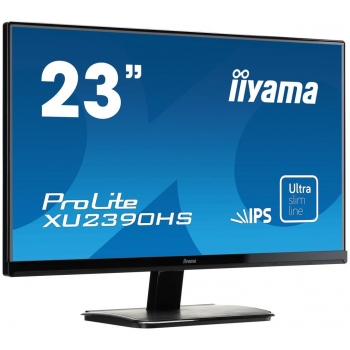 LCD 23'' Prolite XU2390HS-B1, IPS LED, Full HD, DVI, HDMI, speakers, black
