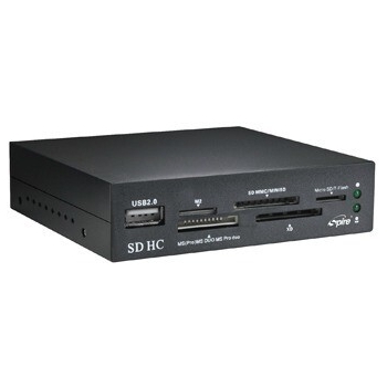 Cititor carduri Spire SP337CR-V1, intern, USB. 2.0, negru