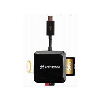 Transcend card reader USB 2.0 Black Pocket Size