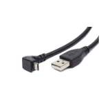 Gembird micro USB cable 2.0 AM-MBM5P 1.8M angled 90'' black